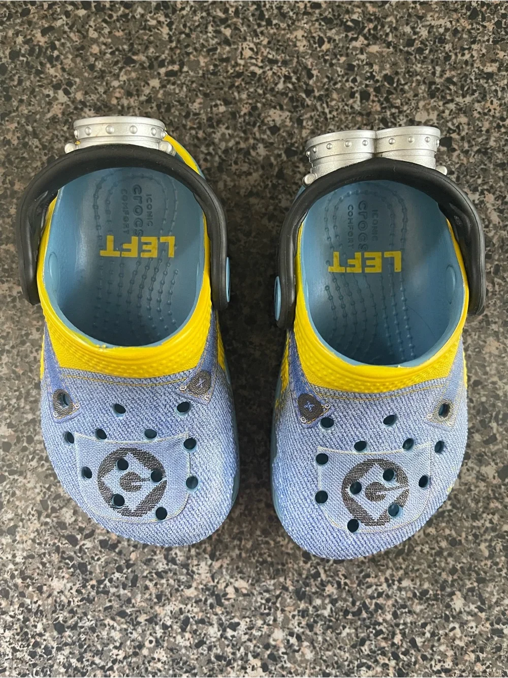 Crocs Despicable Me Minion Toddler Size 6C